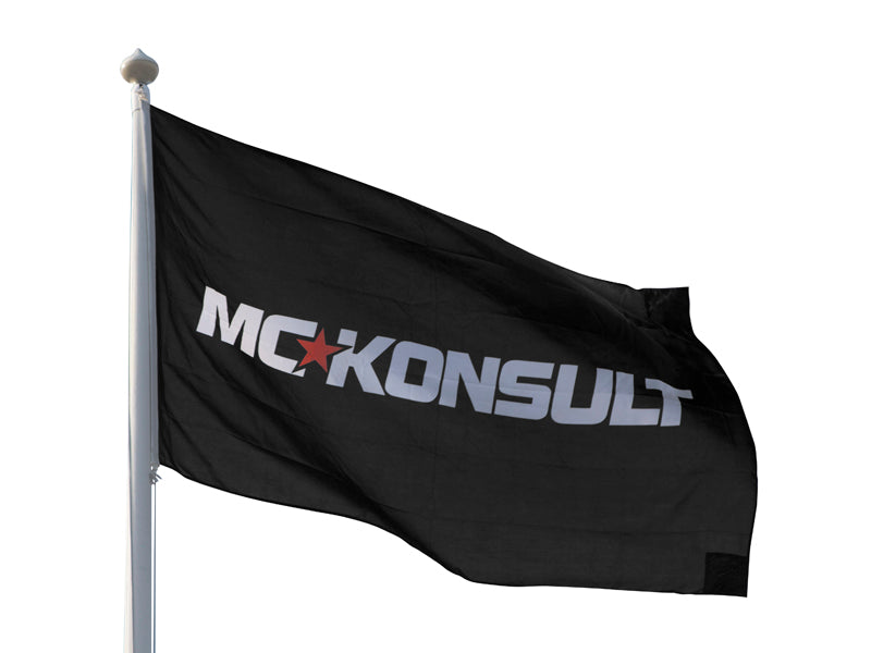 Flagga screentryckt (300 x 180 cm)