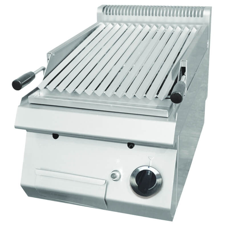 Lavastensgrill gas 1 zon 400x700x290 mm