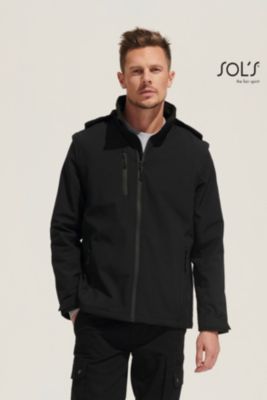 Jacka - Softshell med avtagbar huva och ärmar Falcon 3-i-1