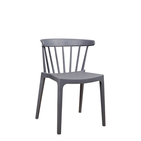 Plaststol Eva – Grå