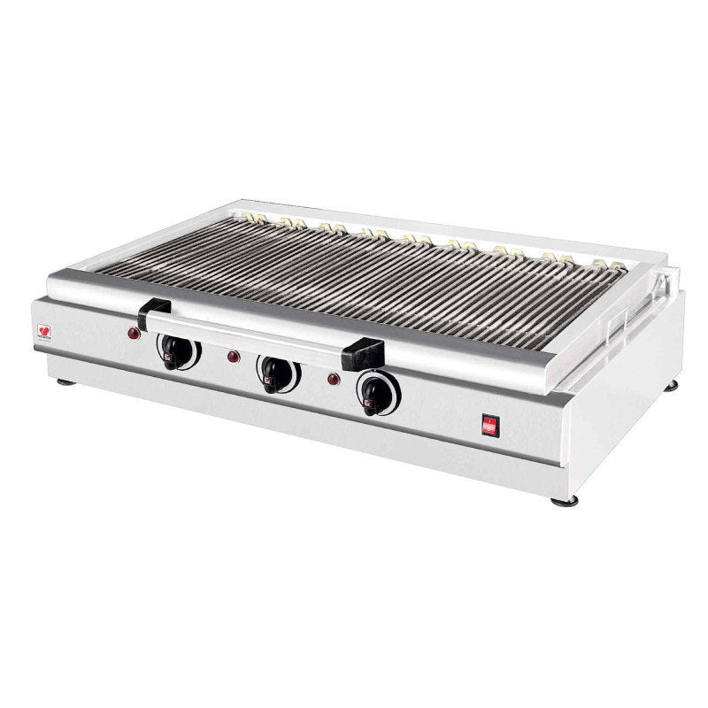 Vattengrill El 3-zon 11,34 kW - Grillyta 840x475 mm
