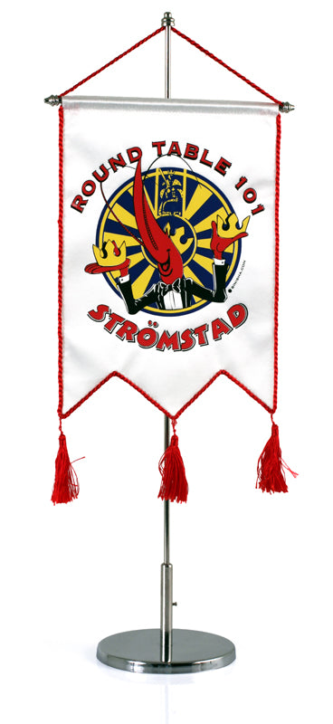 Bordsstandar dubbelsiden (med tofsar)