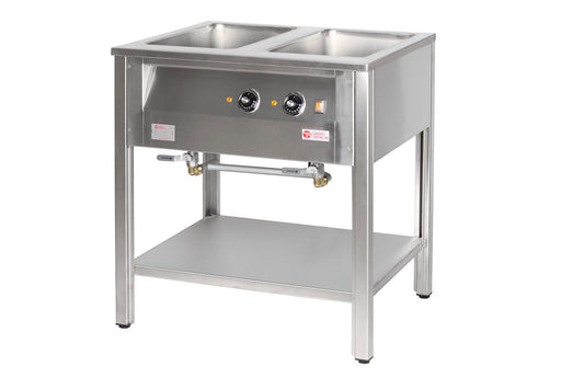 Vattenbad Dubbelt 2 kW - Golvmodell, hylla