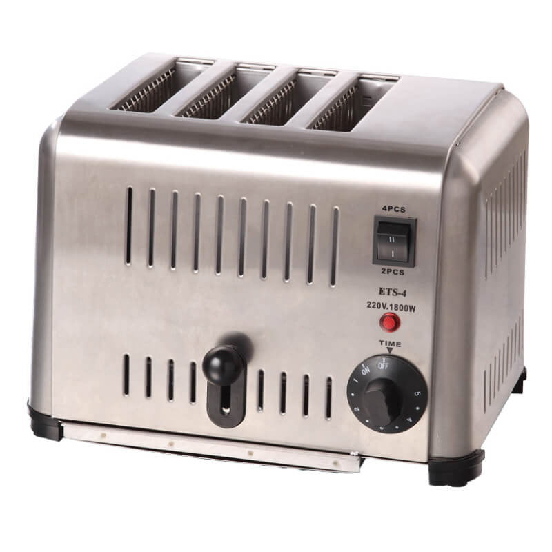 Brödrost 4 skivor, 1800 W