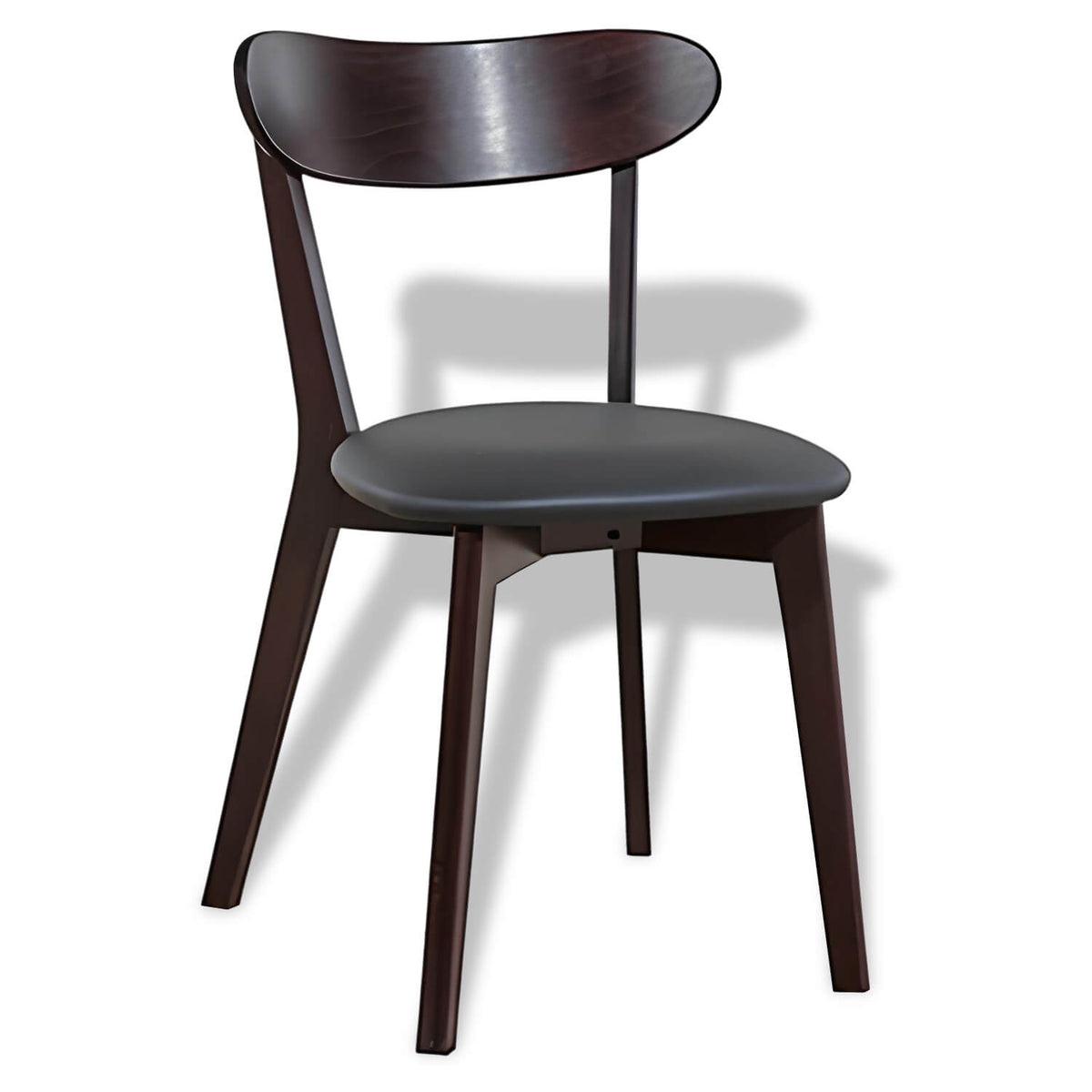 Restaurangstol Sofia i svart konstläder