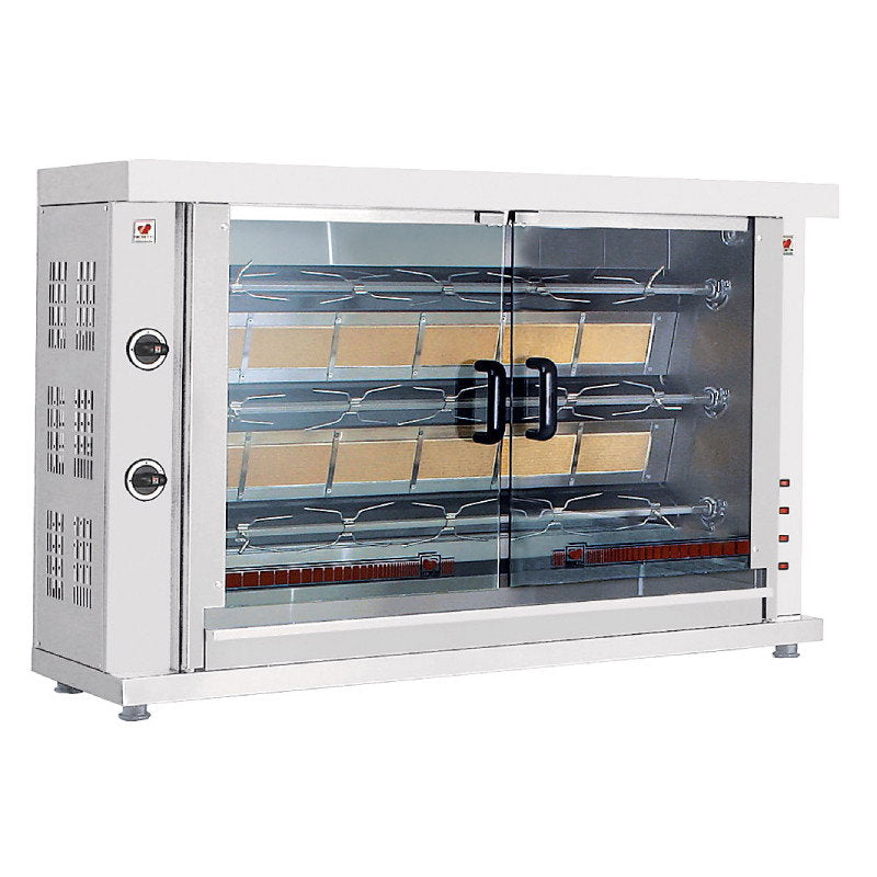 Kycklinggrill gas 3 spett, 12-15 st