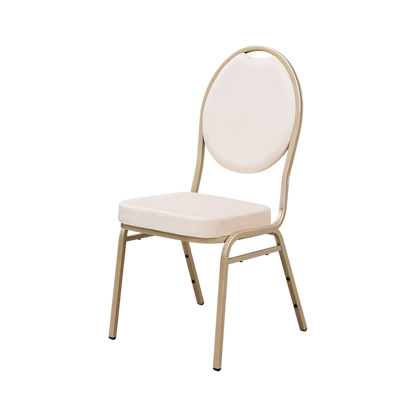 Bankettstol Signe Beige Sammet