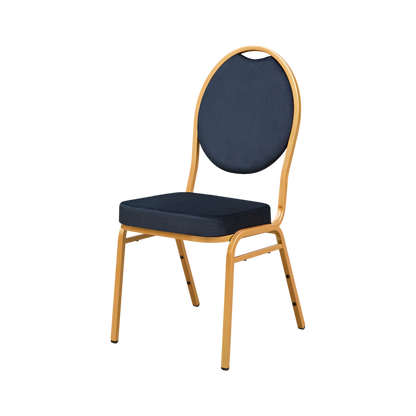 Bankettstol HERMAN MODERN svart sammet