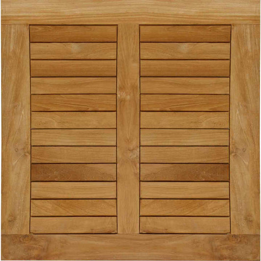 Bordsskiva Elis – massiv teak 27 mm