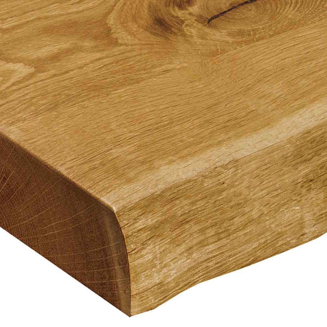 Bordsskiva Knut – ek levande kant 40 mm