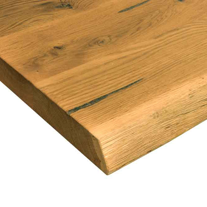 Bordsskiva Knut – ek levande kant 40 mm