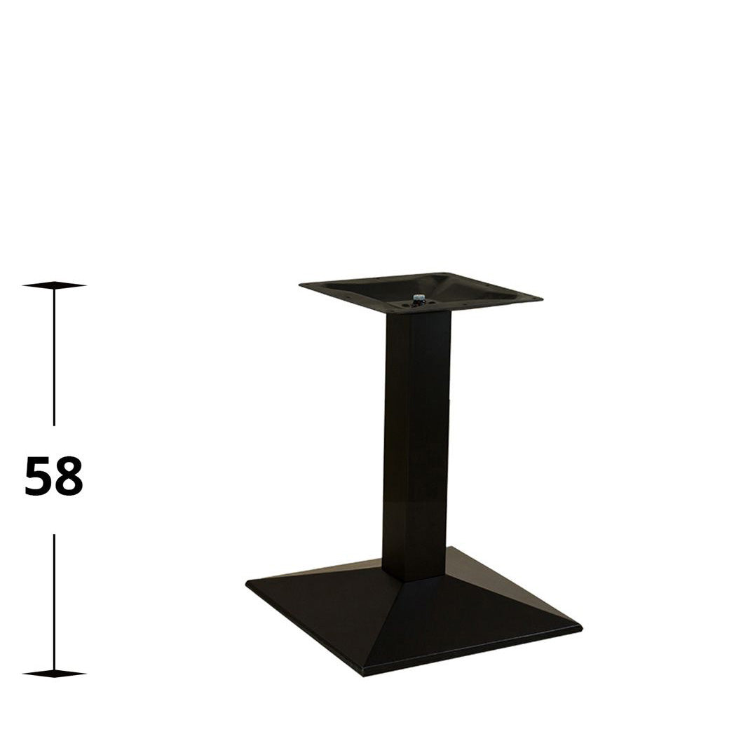 Bordsstativ Kalmar – Kvadratisk fot / Loungebord 58 cm