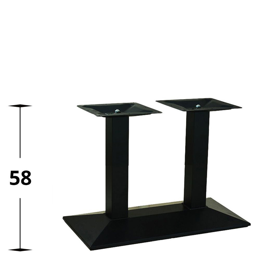 Bordsstativ Kalmar – Rektangulär fot / Loungebord 58 cm