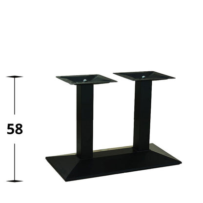 Bordsstativ Kalmar – Rektangulär fot / Loungebord 58 cm