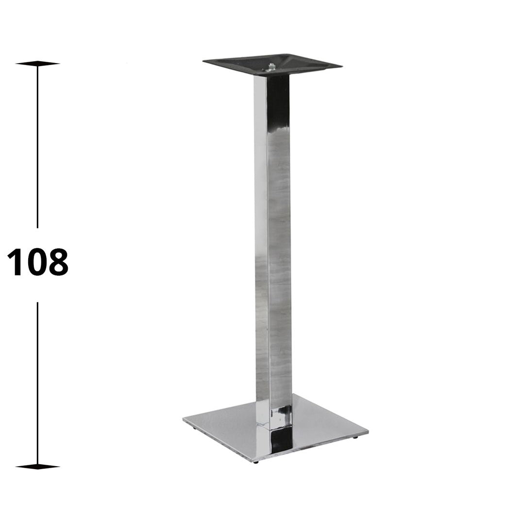 Bordsstativ Lund – Kvadratisk fot / Barbord 108 cm