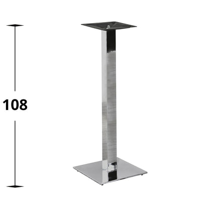 Bordsstativ Lund – Kvadratisk fot / Barbord 108 cm