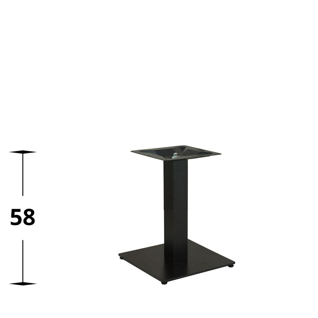 Bordsstativ Mora – Kvadratisk fot / Loungebord 58 cm