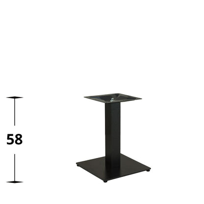 Bordsstativ Mora – Kvadratisk fot / Loungebord 58 cm