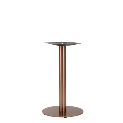 Bordsstativ Mora Metallic – Koppar / Rund fot / Matbord 72 cm