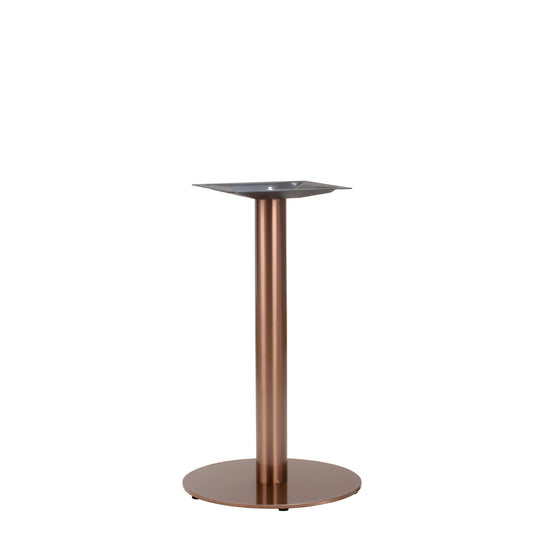 Bordsstativ Mora Metallic – Koppar / Rund fot / Matbord 72 cm