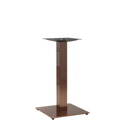 Bordsstativ Mora Metallic – Koppar / Kvadratisk fot / Matbord 72 cm