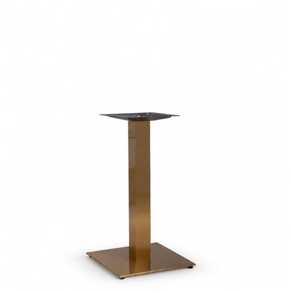 Bordsstativ Mora Metallic – Guld / Kvadratisk fot / Matbord 72 cm