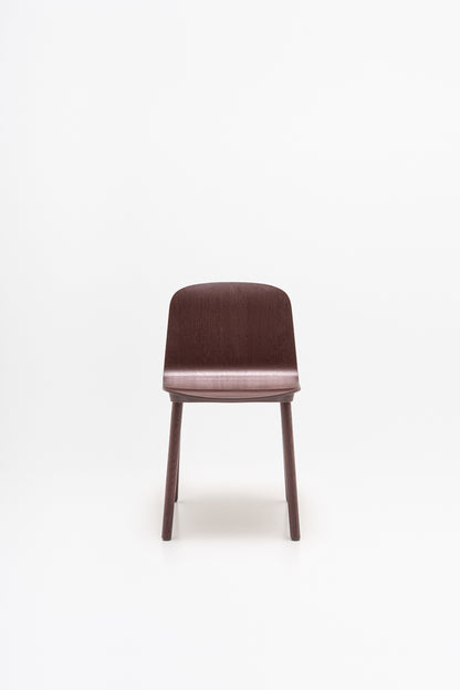Nud Konferensstol, plywood med träunderrede