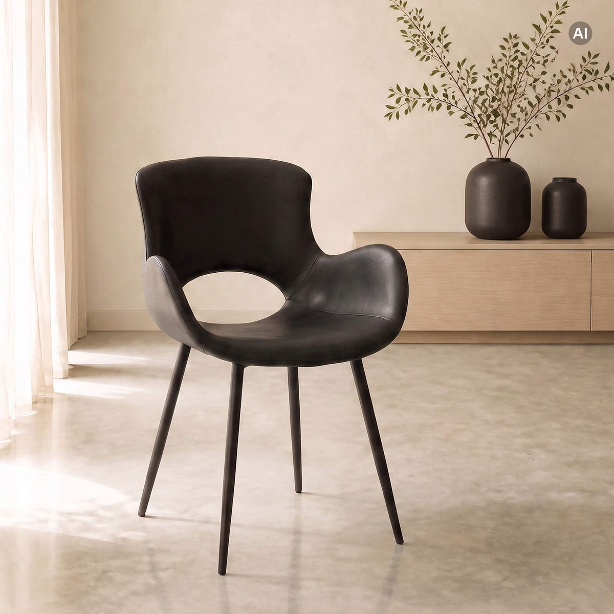 Karmstol Alfred – Antique Black