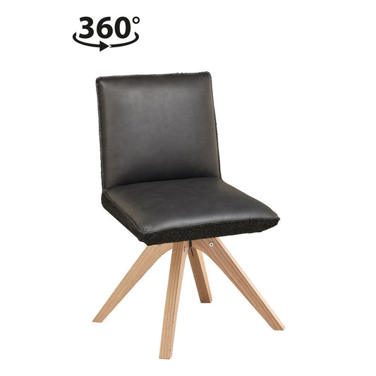 Klädd snurrstol Elin