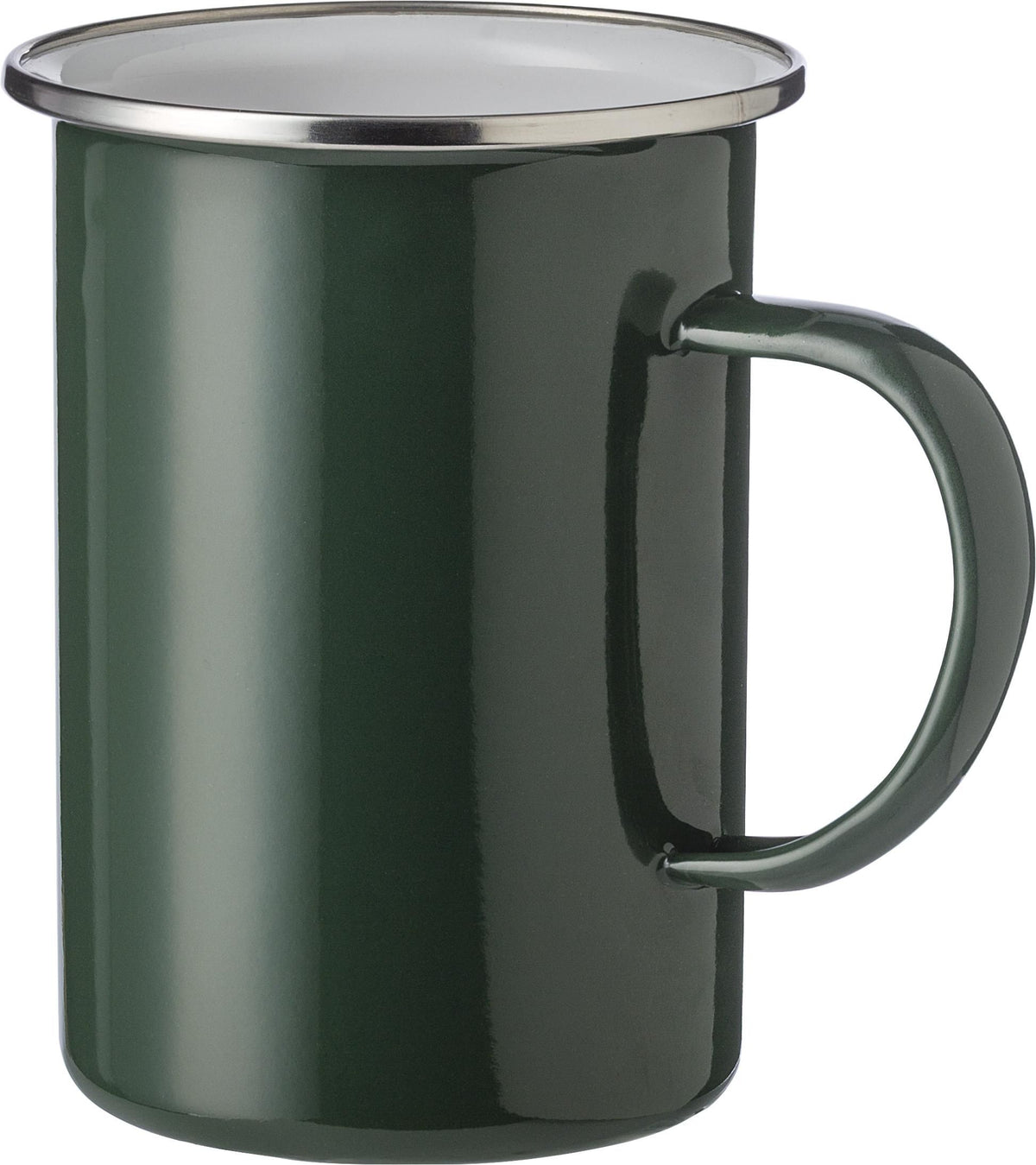 Emaljmugg Ayden | Kant i rostfritt stål | 500 ml