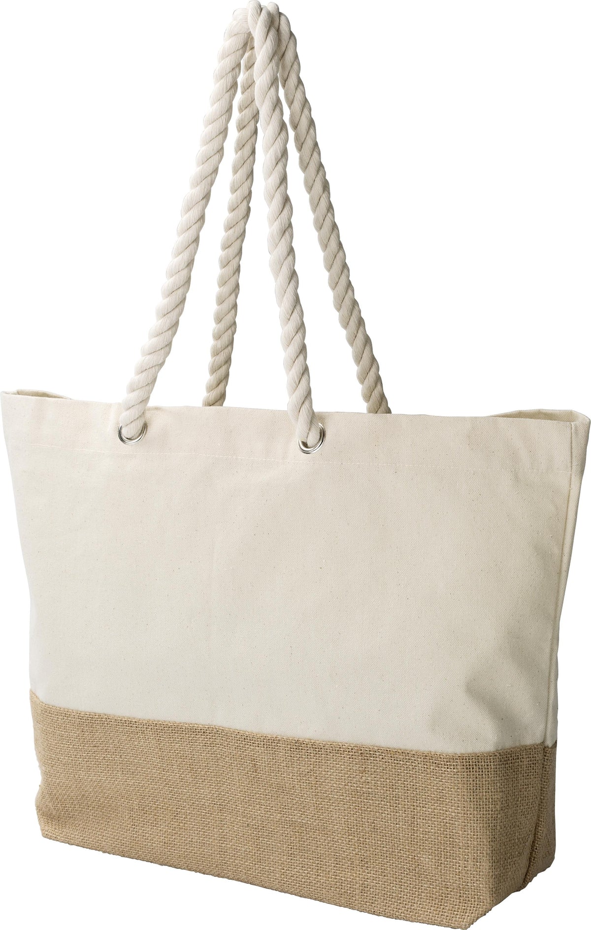 Kasse Diego | Bomull 280 g/m² | Botten av jute