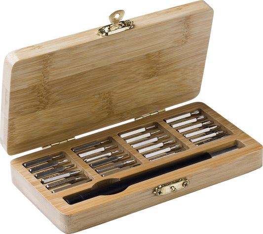 Verktygssats Willow | Bambufodral | 25 delar