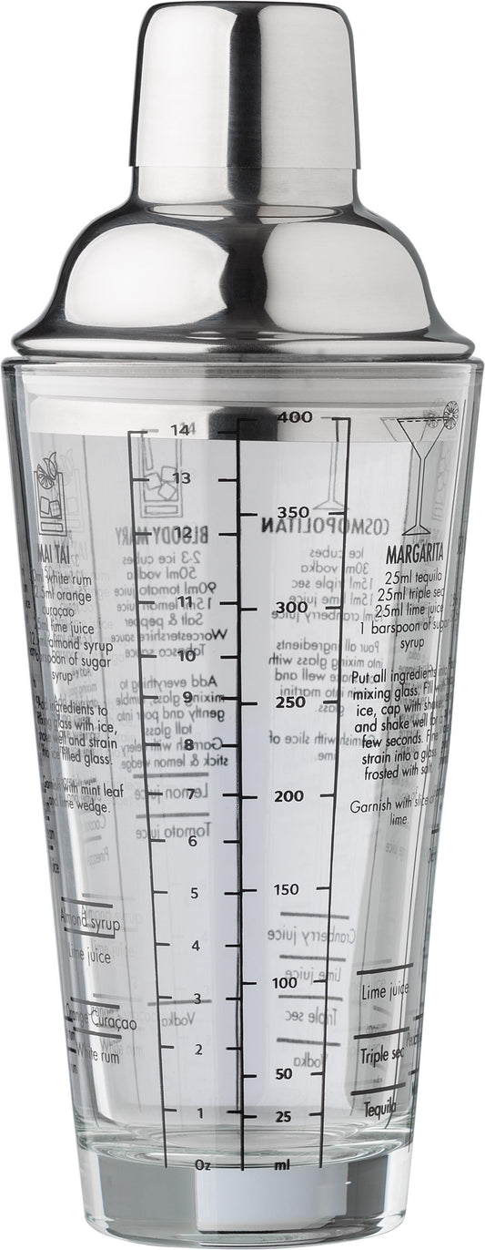 Cocktailshaker Adela | Glas | 400 ml