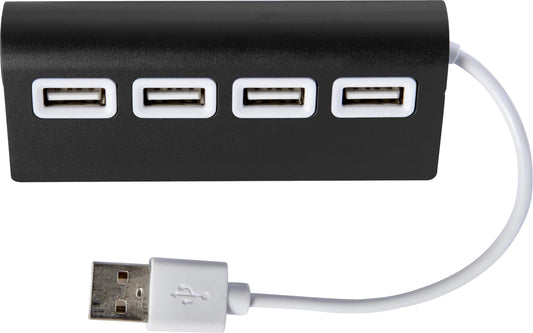 USB-hubb Leo | Aluminium | 4 portar