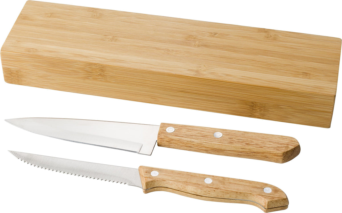 Knivset Tony | Bambu | 2 st | Magnetlåda