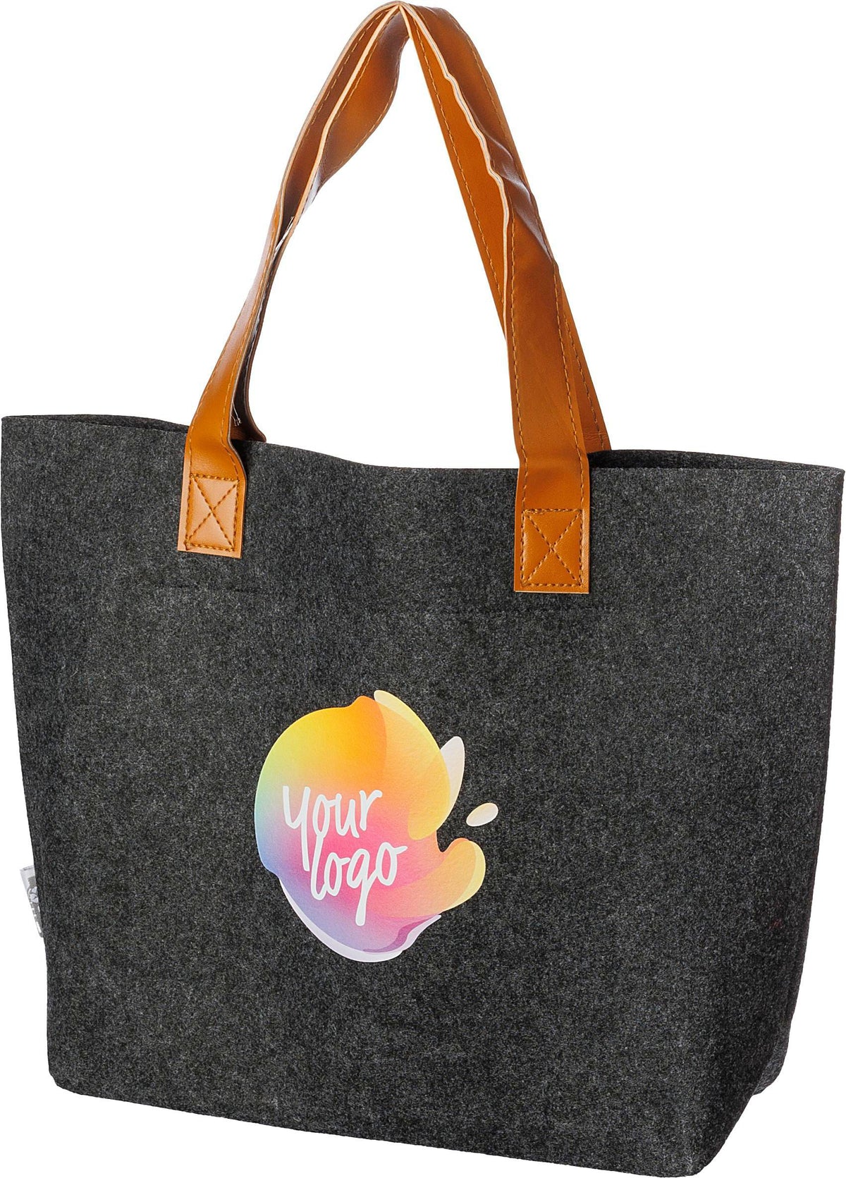 Handväska Hunter | Filt | Långa handtag