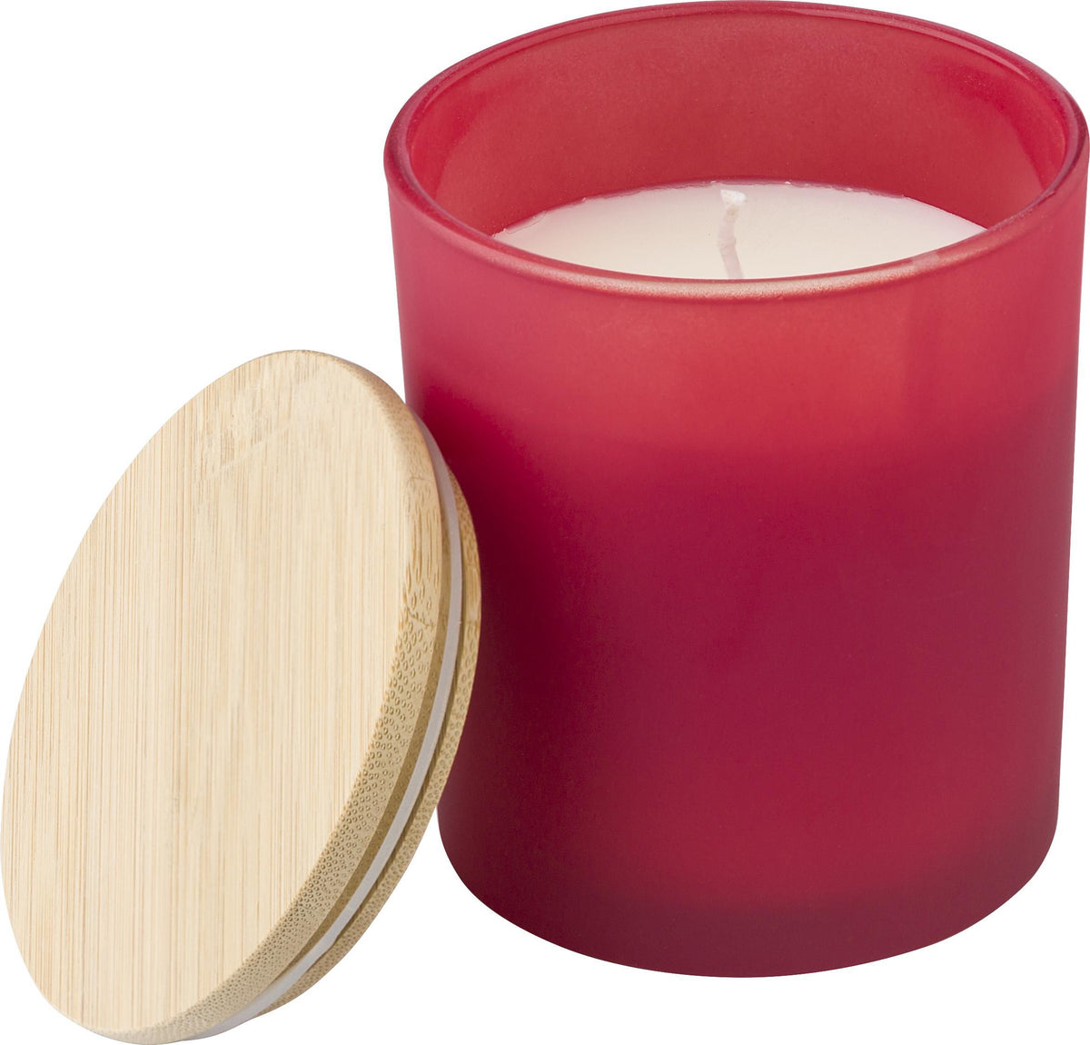 Ljus Josiah | Glas med bambulock | Sojavax | 280 g