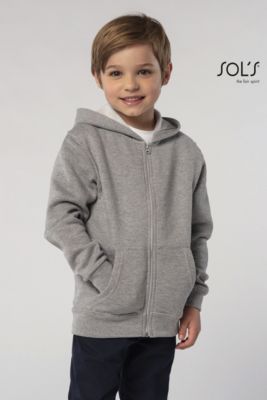 Hoodie, Luvtröja med dragkedja, för barn, (STONE KIDS)