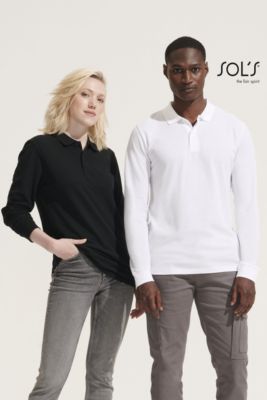 Pikétröja - Unisex Långärmad Planet Lsl