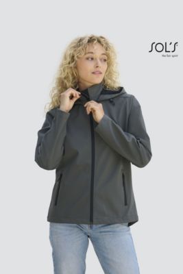 Jacka - Dam Softshelljacka med huva Race Hooded Women