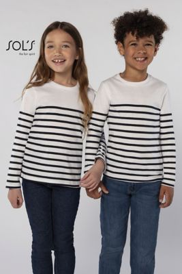 T-shirt - Barn långärmad randig Matelot Lsl Kids