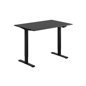 120x80cm - Svart skiva / Svart stativ