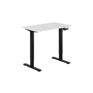 100x60cm - Vit skiva / Svart stativ