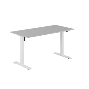 Grå skiva / Vitt stativ