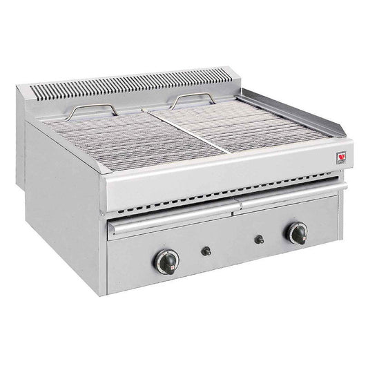 Vattengrill gas 2-zon 18 kW - Grillyta 2x (330x470) mm