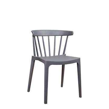 Plaststol Eva – Grå