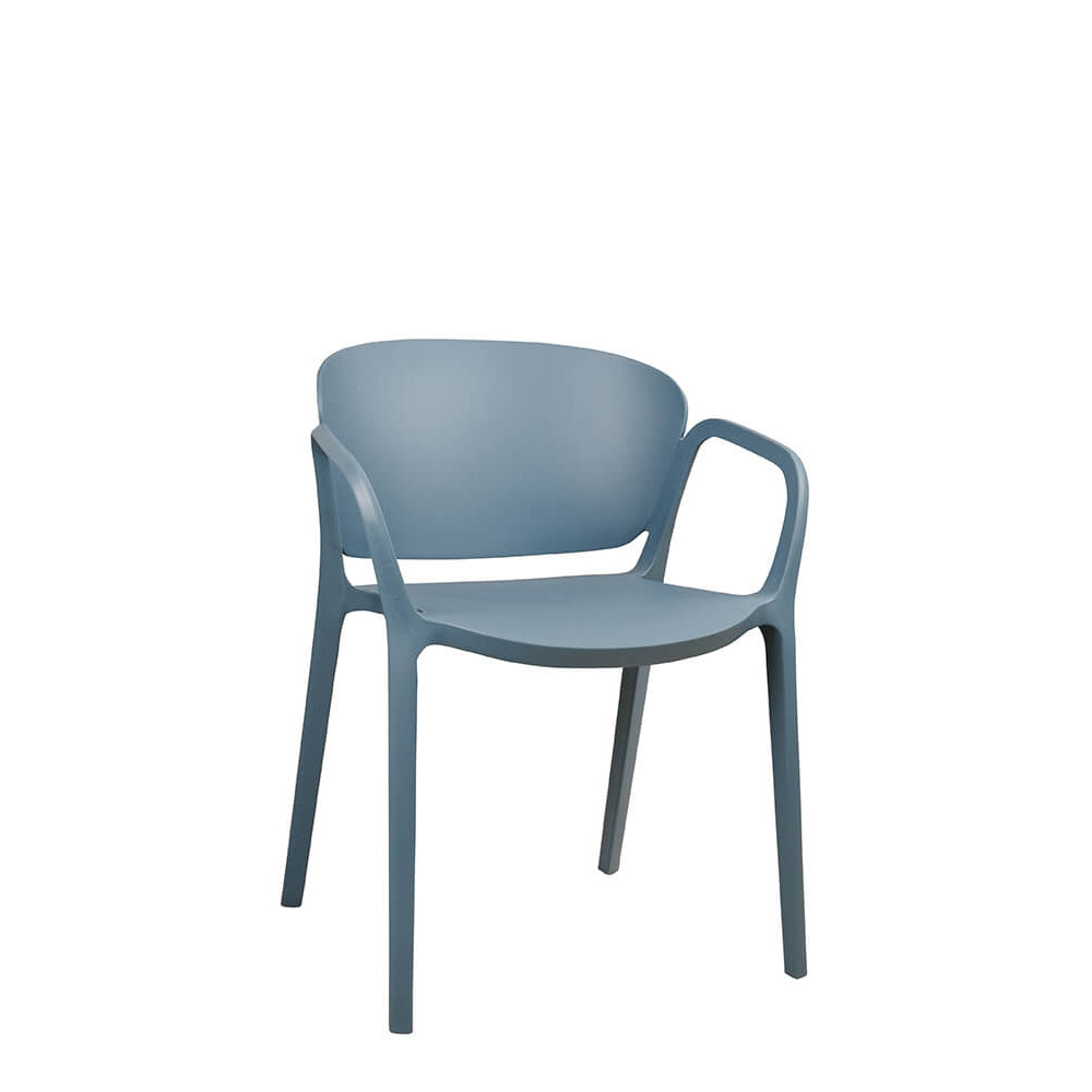Plaststol Harriet – Isblå