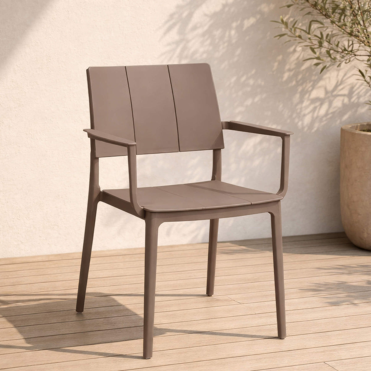 Plaststol Irma – Taupe
