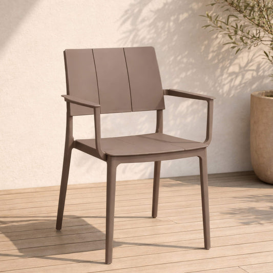 Plaststol Irma – Taupe