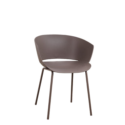 Plaststol Kajsa – Taupe